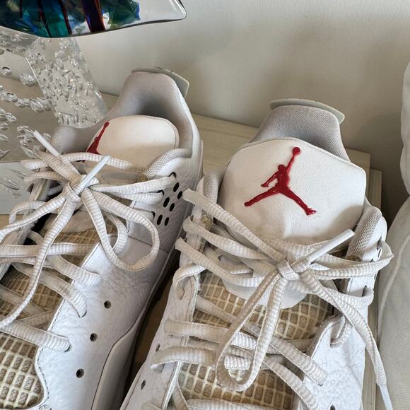 Size 13 - Jordan ADG 3 White Tech Grey Athletic Shoe - Picture 4 of 12